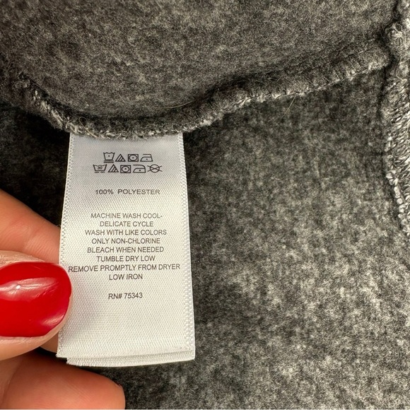 Grove & Hollow Men’s Gray 1/4 Zip Pullover Sweater | Size S - Picture 4 of 9